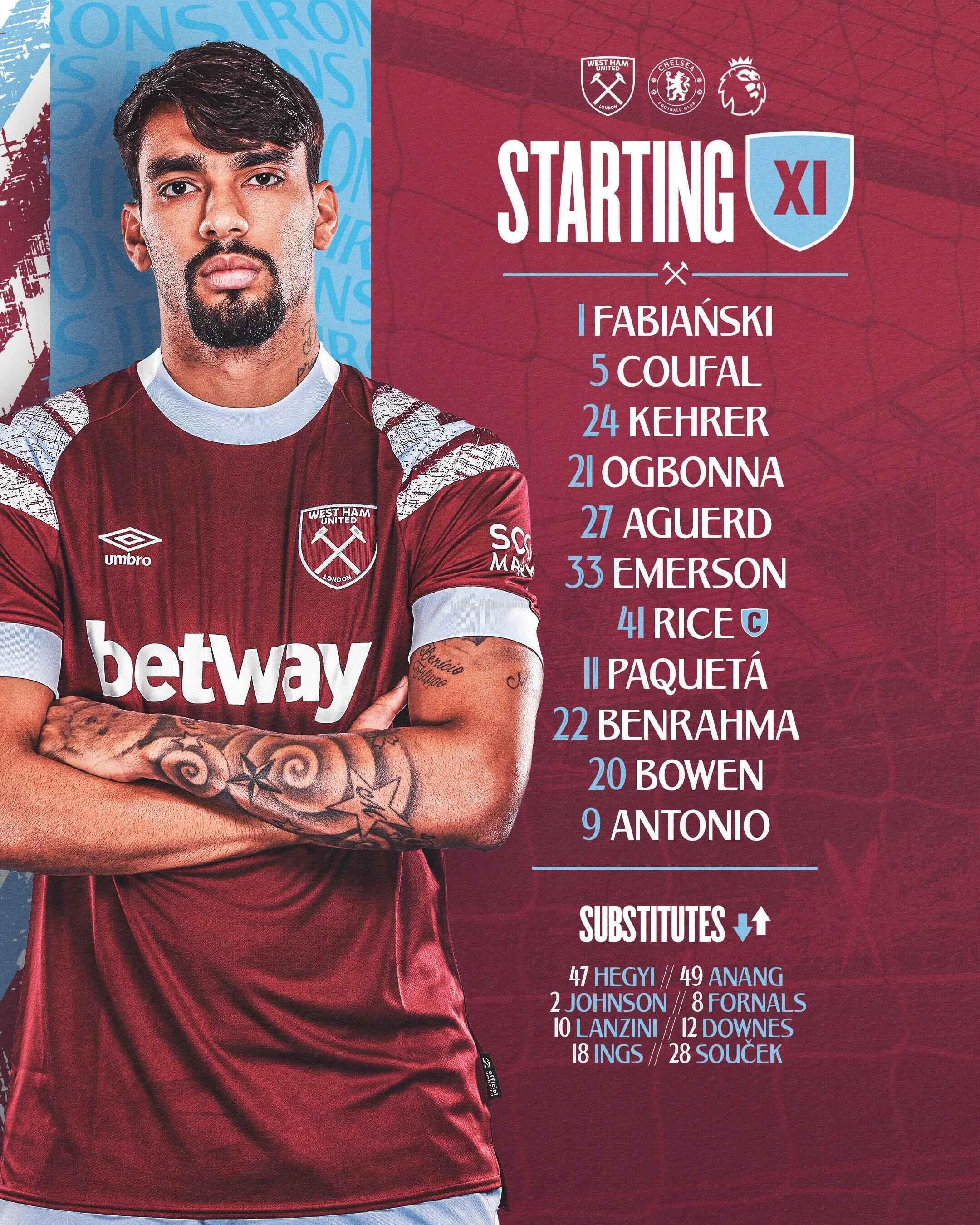 切尔西客场逼平西汉姆，难分胜负